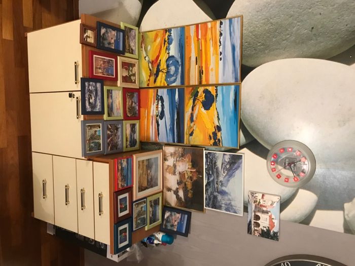 Tablouri -  lot 20 bucati, diverse marimi si culori