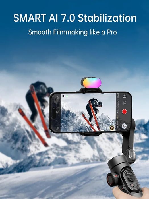 Смартфон Gimbal 3-осен стабилизатор за iPhone Android Селфи Гимбал сти