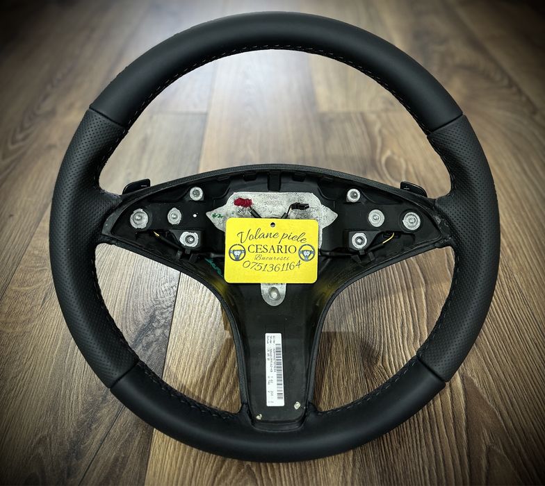Volan piele nappa naturala Mercedes C Class W204 cu padele (2007-2014)