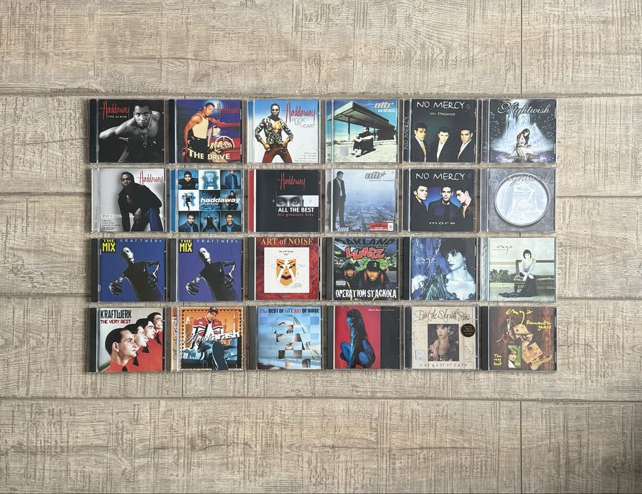 Pachet cd 37 Eurodance/Rap/Rock Simfonic/Electro - Haddaway/Kraftwerk/Enya/Art Of Noise/Luniz/Black Box/ATB/Nightwish/Arash/No Mercy