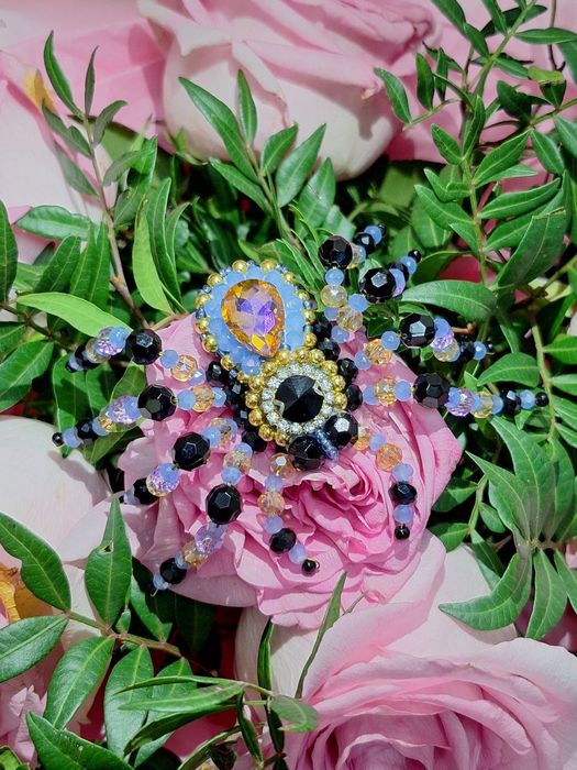 Брошь-паук ручная работа