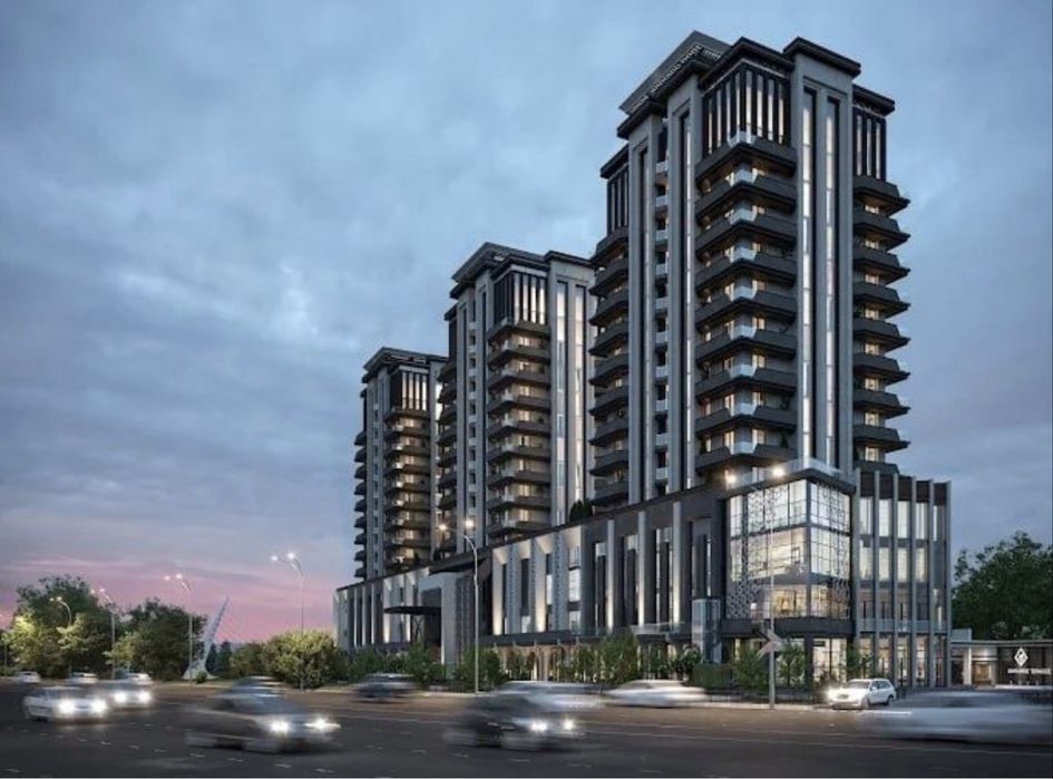 Мирабад | Sapphire Terrace | 3/90м² | 14/16 | Коробка | Новостройка