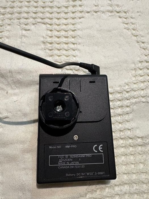 Azden WM-PRO + WR-PRO — радиомикрофон для видеокамеры, Made in Japan