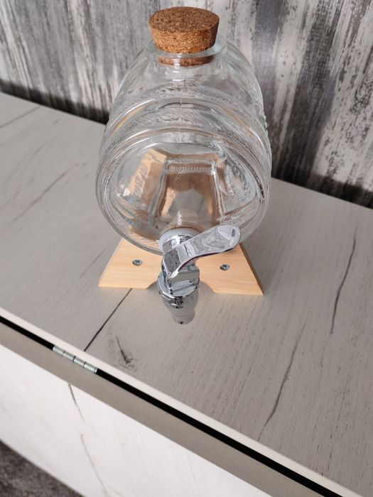 Бочонок стеклянный для напитков