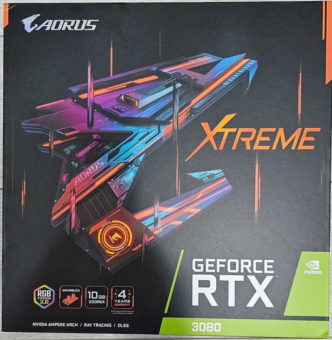 Placa video AORUS GeForce RTX 3080 XTREME WATERFORCE WB 10G Rev 1.0