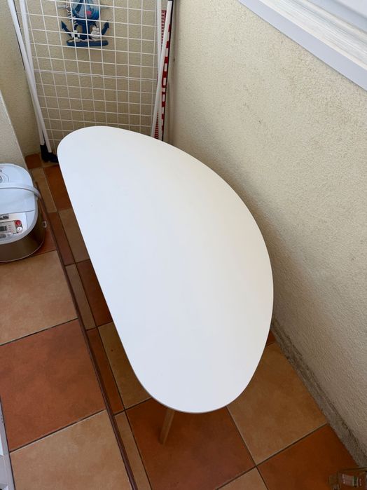 LEJRE Măsuță cafea LEJRE 60x120 alb/stejar natur Predare ÎN BUCURESTI