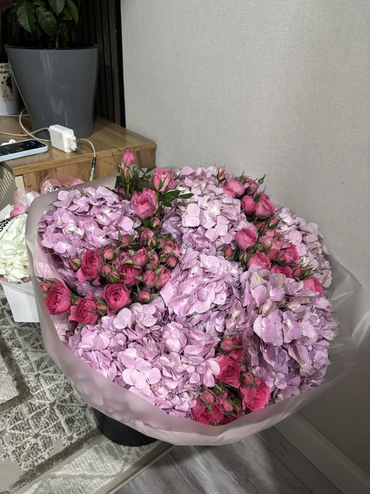 Цветы , Букеты .