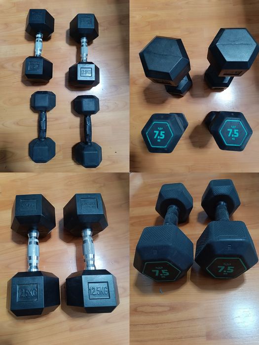 Gantere Kettlebell, gantere cauciucate, gantere reglabile