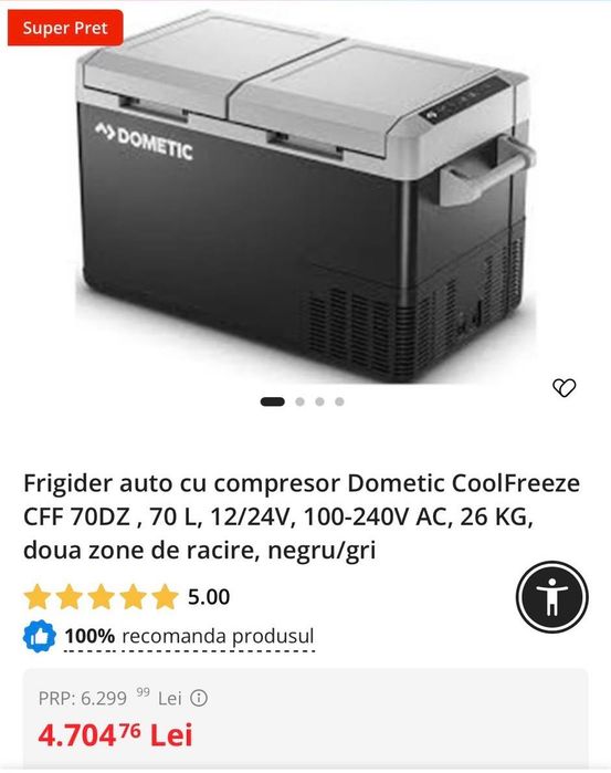 Frigider Auto DOMETIC 70 litri