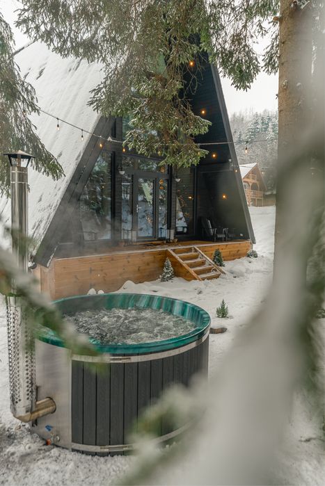 Cabana A frame cu ciubar Toplita Harghita