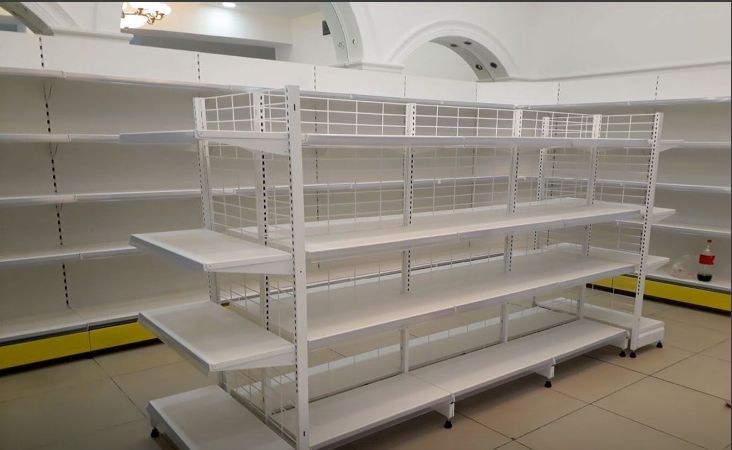 Стеллаж металлический сборный, полка стеллаж, полка металлическая alts