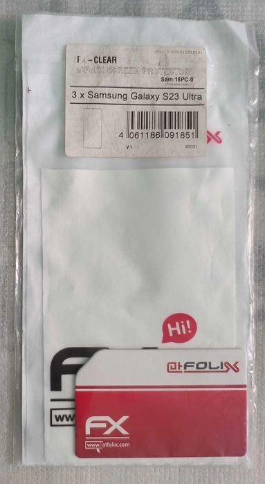 Folie protectoare AtFolix pentru Samsung Galaxy S23 Ultra