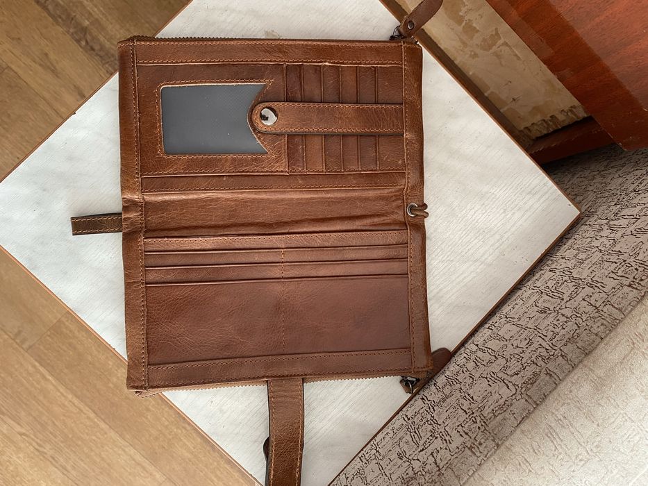 Кошелек натуралный кожа