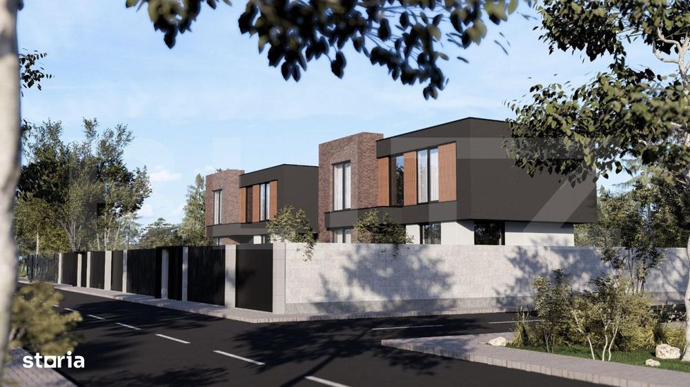 Casa moderna la rosu , 114.95 mp utili,  324 mp teren - Burdujeni