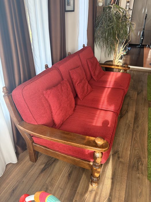 Set Canapea 3+1+1+masuta+cadou barul