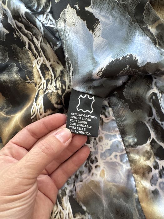 Кожено яке вталено-RivoRossi