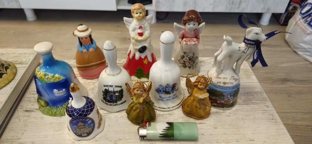 Vand colectie de clopoti ceramici ornamentali+turistici. Vezi 8 poze