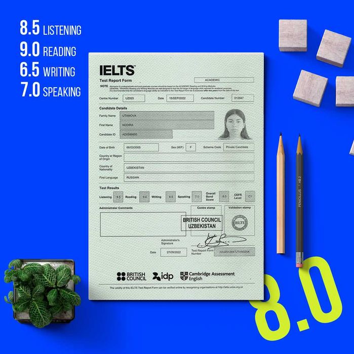 Подготовка к IELTS в Ташкенте
