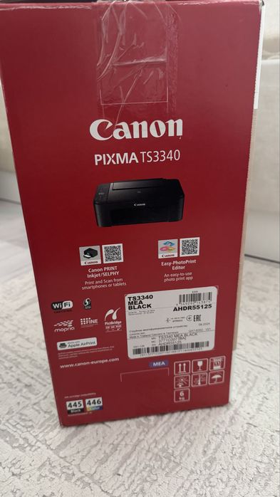 Canon Pixma Ts3340 принтери сатылады, колданылмаган жана принтер