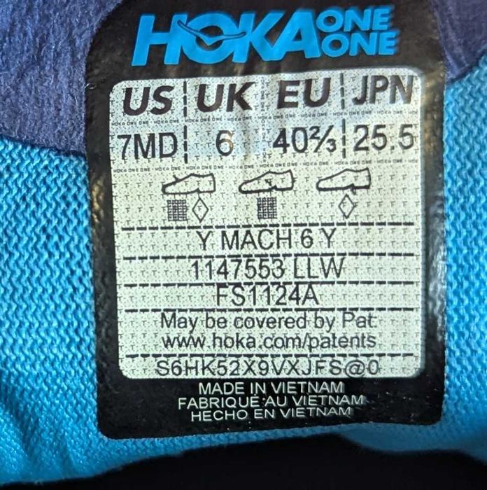 Hoka One One Mach 6 дамски маратонки номер 40 2/3 от Сащ