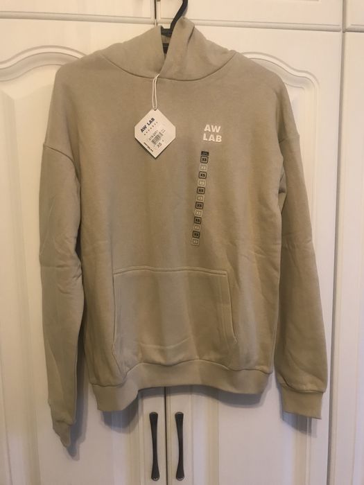 Hanorac nou AW LAB Apparel, crem
