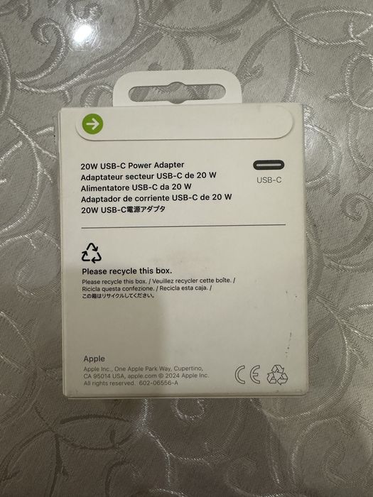 Новый, Оригинальный адаптер Apple