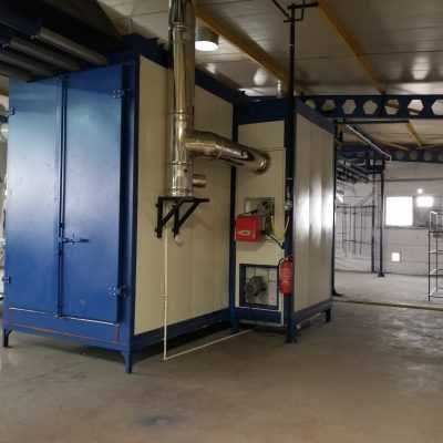 Cuptor Polimerizare Vopsire în Câmp Electrostatic, Model Industrial.
