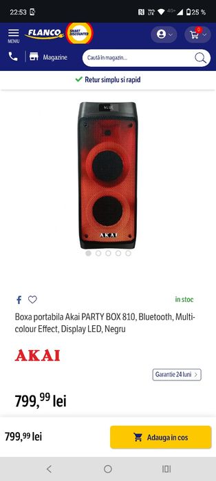 Boxa Akay  Party Box 810