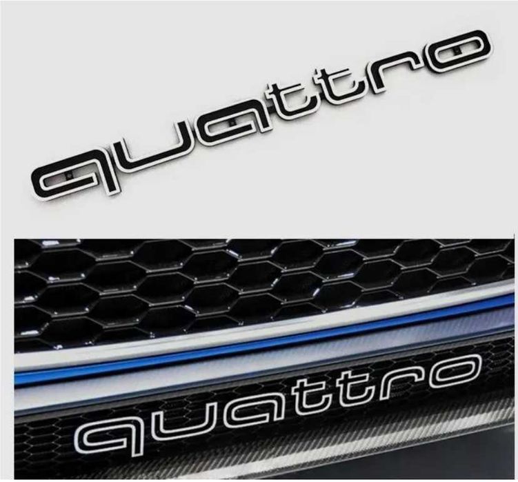 Emblema Quattro 3D grila fata Audi