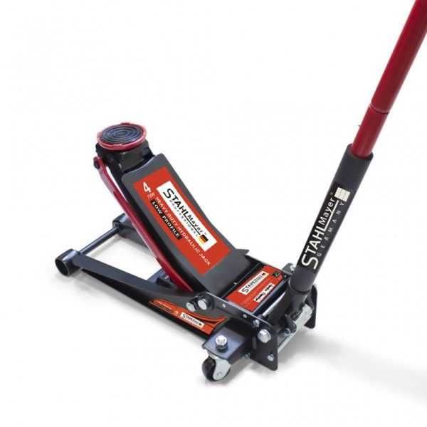 Професионален нископрофилен крик 4 ТОНА с две помпи STAHLMAYER