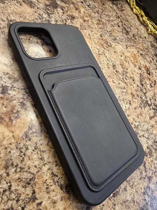 Калъф за iPhone 12 / 13 / 14 (6.1"), с джоб за карти