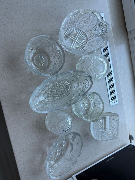 Хрусталь советская , вазы