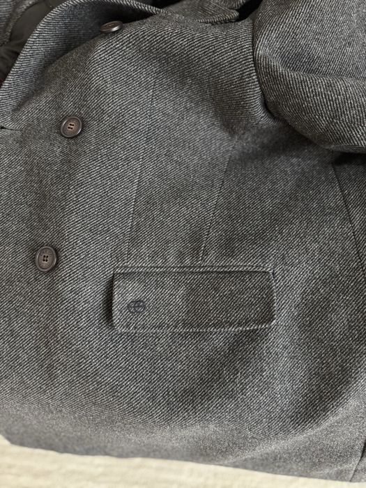 Мужское пальто серое