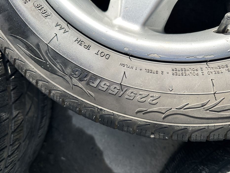 Комплект дисков с зимней резиной