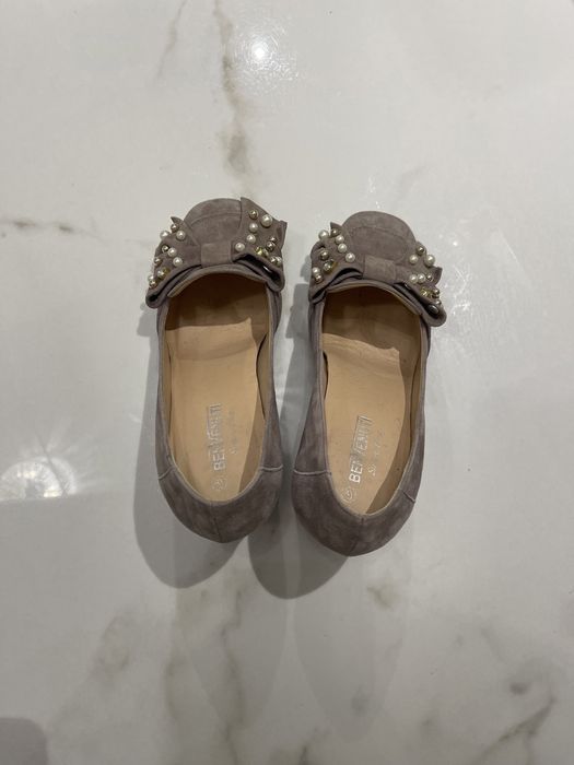 Pantofi benvenuti piele cappucino 37