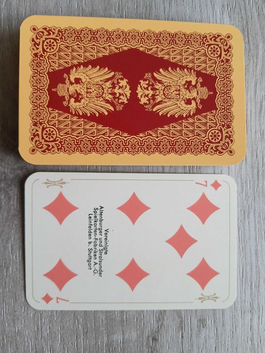 Стари реро карти за игра, оригинални , немски ASS Щутгарт