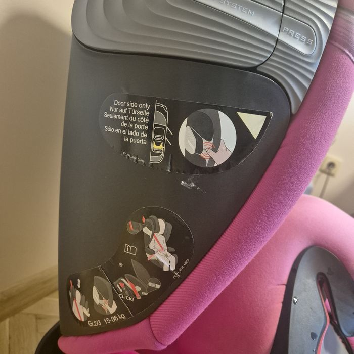 Стол за кола Cybex Pallas S Fix Passion Pink с изофикс база

Група 1/2