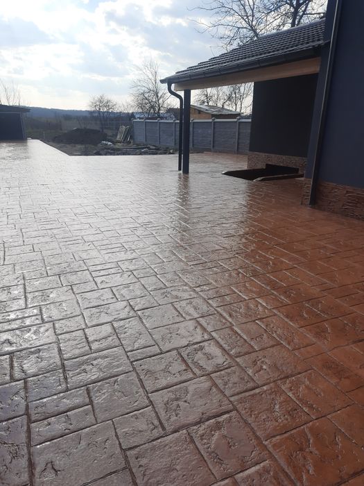 Beton amprentat de calitate...