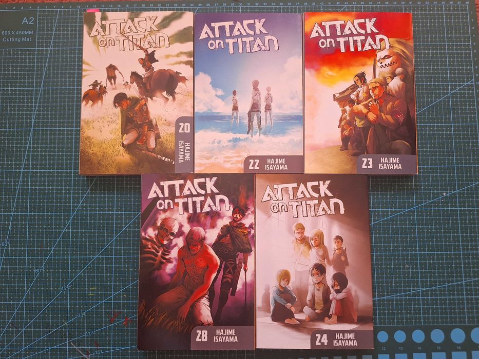 Чисто нова манга;Ao Haru Ride,Spy X Family;Attack on Titan и други:]