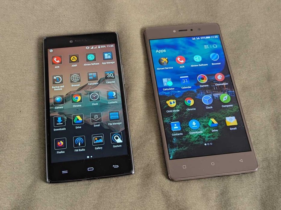 Vand 2 telefoane - Allview X2 Soul Stye si Allview X3 Soul Style, Dual SIM 4G, 3/4GB RAM, 32/64GB, amprenta, camera 13MP, ambele 200 lei