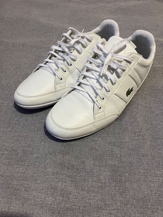 Бели маратонки Lacoste, размер 43 – Много добро състояние