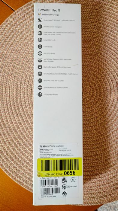 Продавам Mobvoi TicWatch Pro 5