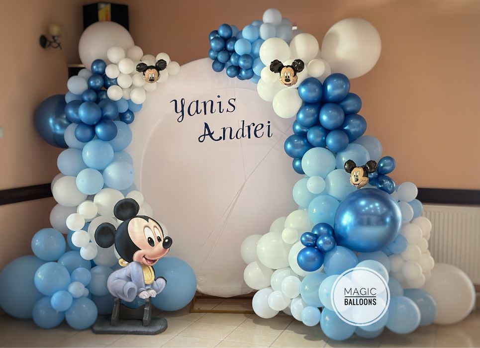 Decor baloane botez/nunta/aniversari