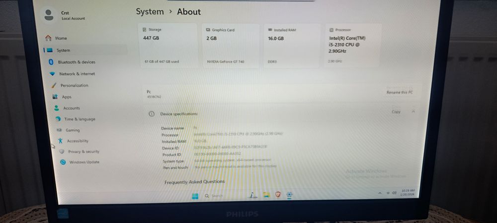 Pc complet i5 generatia 2