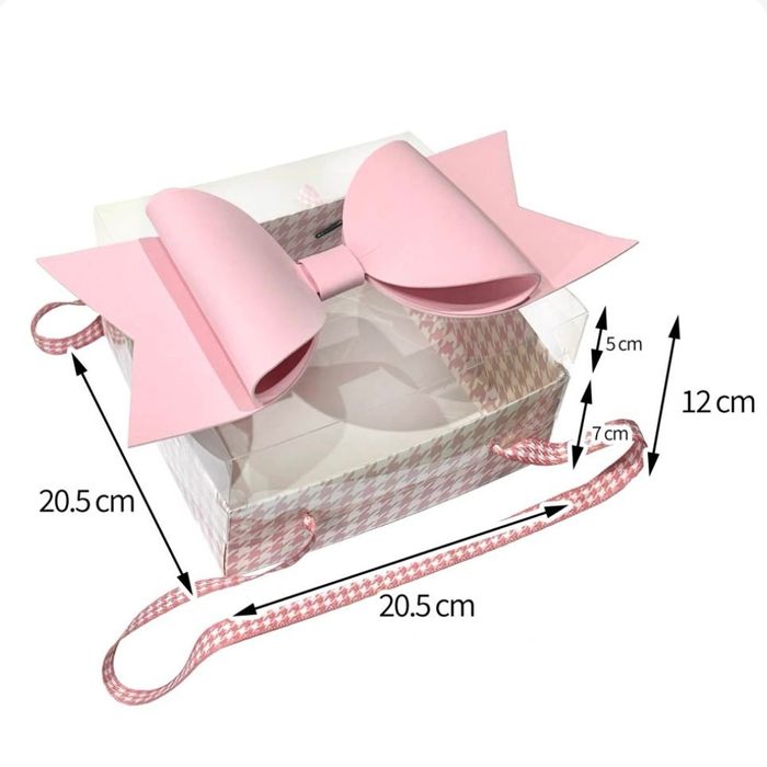 Коробка для клубники с Бантом