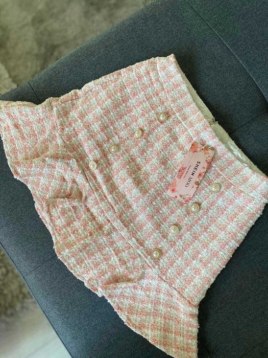 НОВА розова  пола букле