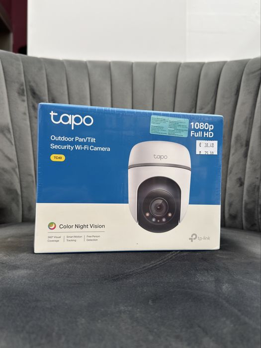 Tapo TC40 Outdoor Pan/Tilt Security Wi-Fi Camera – 1080p Full HD