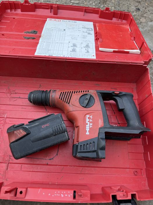 Hilti TE 7-A 36V + подарък батерия