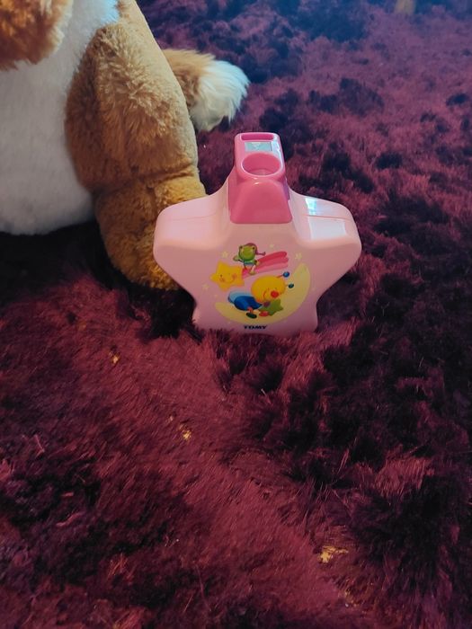 Vulpe pluș+videoproiector pe baterii