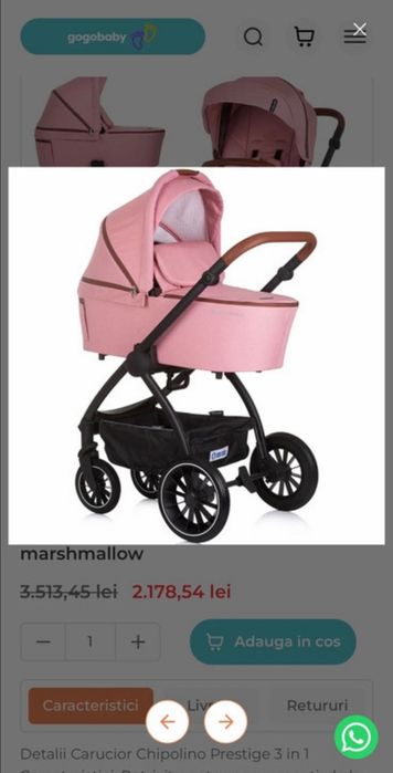 Carut 3 in 1 bebelusi